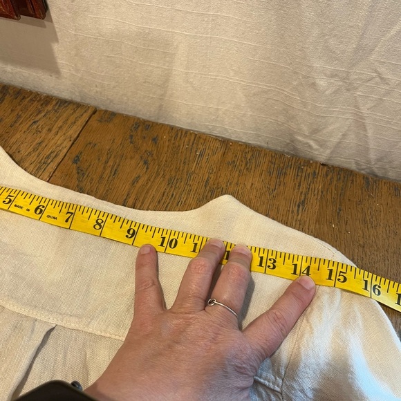 VIA SIGNORIA – Linen Cardigan (Made in Italy) Small - Picture 4 of 10